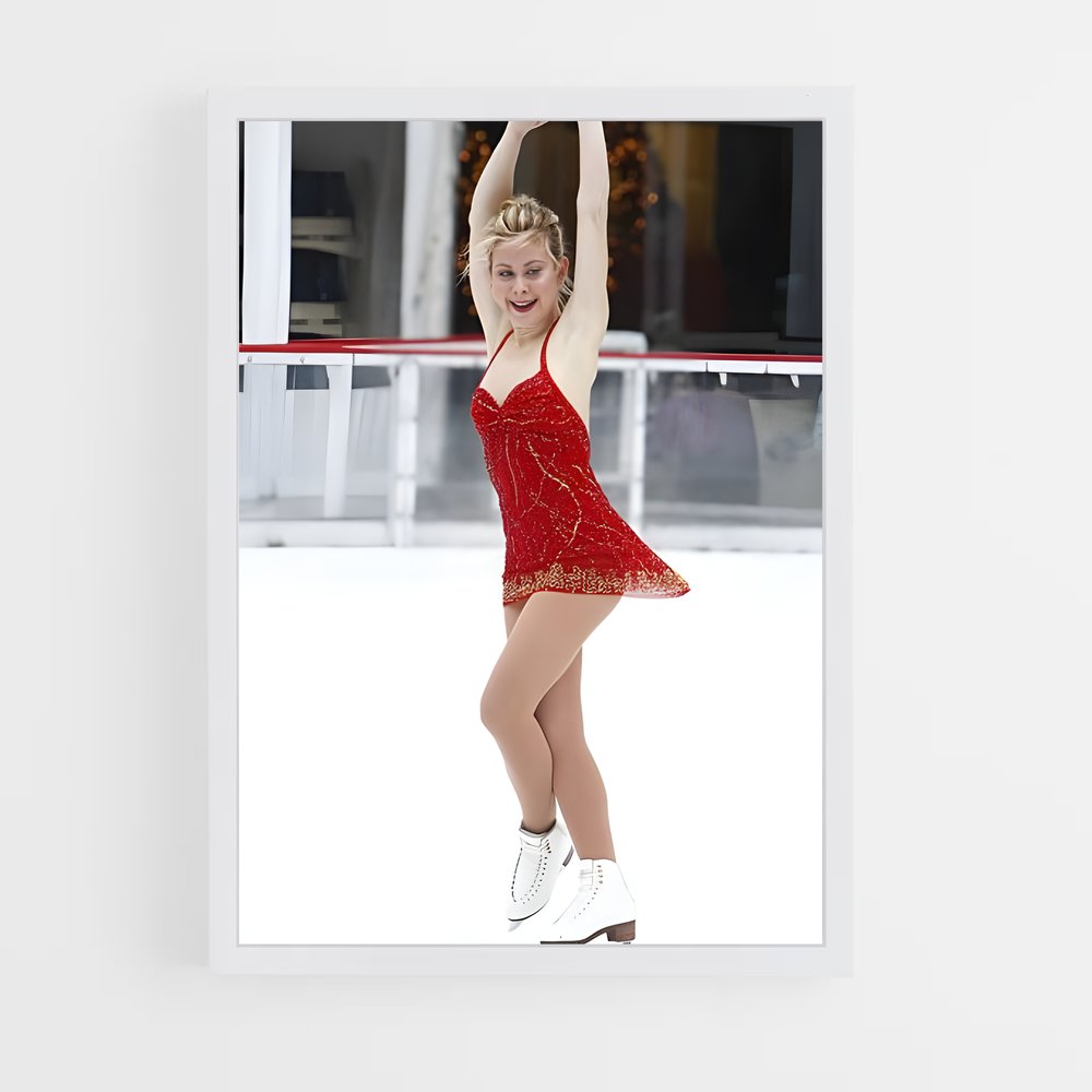Poster Tara lipinski étincelante – affiche Patinage artistique (vue 3)